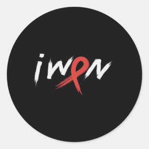 Adesivo Sensibilização Curso Fita Vermelha Ganhei Aneurism