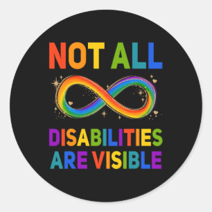 Adesivo Sensibilização Deficientes Nem Todas As Deficiênci