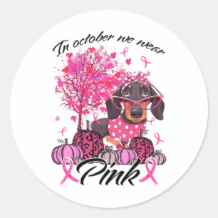 Adesivo Sensibilização do Cancer da Mama Em outubro Vestim