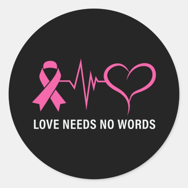 Adesivo Sensibilização do Cancer de Fita Rosa-cancer (Frente)