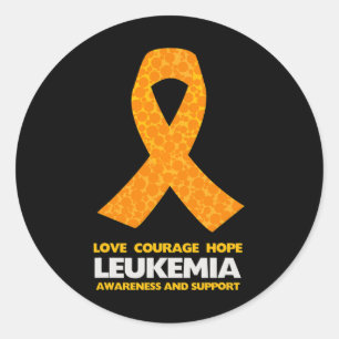 Adesivo Sensibilização do Cancer para a ansiedade Laranja