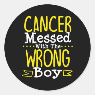 Adesivo Sensibilização do Cancer para a infância DIPG Mens