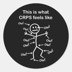 Adesivo Sensibilização Do Crps - É Assim Que O Crps Se Sen