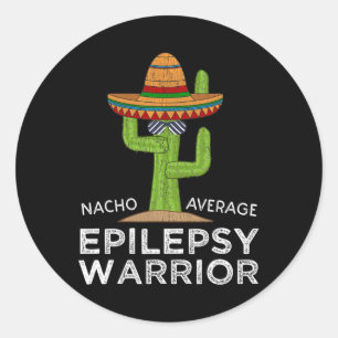 Adesivo Sensibilização Engraçada Guerreira Epilepsia