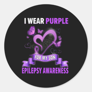 Adesivo Sensibilização Epilepsia Eu Visto Roxo Para As Mul
