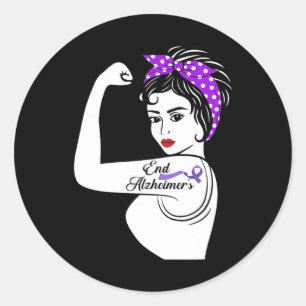 Adesivo Sensibilização Forte Mulheres Roxas Bandana Presen