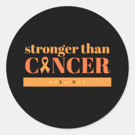 Adesivo Sensibilização Laranja Mais Forte Que Cancer