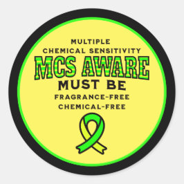 Adesivo Sensibilização MCS de Sensibilidade Química Múltip