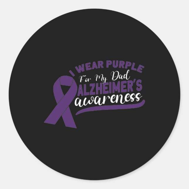 Adesivo Sensibilização para a demência de Heimer Mais velh (Frente)