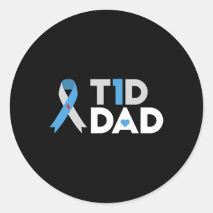 Adesivo Sensibilização para a Diabetes do Pai T1d Tipo 1 P