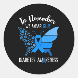 Adesivo Sensibilização para a diabetes em novembro Vestimo