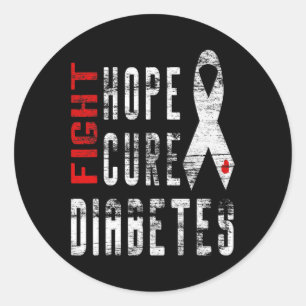 Adesivo Sensibilização para a diabetes tipo 1 - Diabetes p