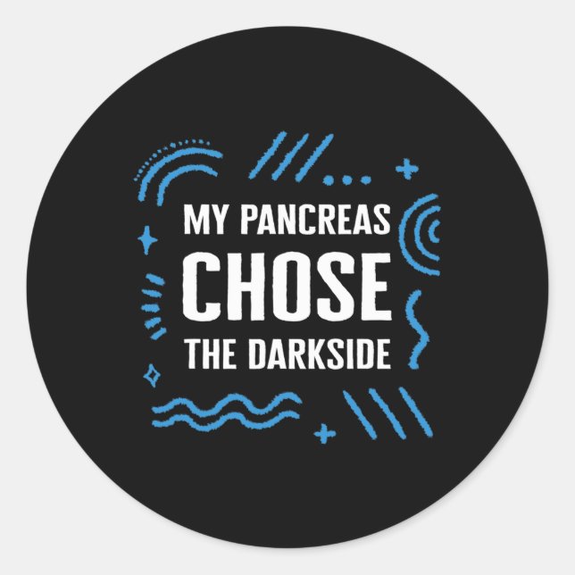 Adesivo Sensibilização para a Diabetes Tipo Um Apoio à Lut (Frente)