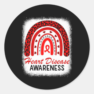 Adesivo Sensibilização Para A Doença Cardíaca Em Fevereiro