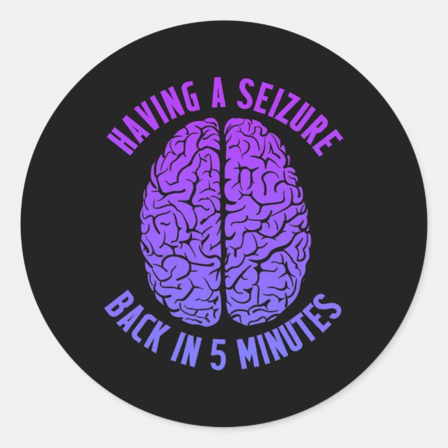 Adesivo Sensibilização para a epilepsia com ataques epilép (Frente)