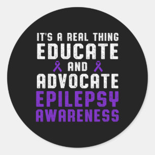 Adesivo Sensibilização para a Epilepsia Diversão Adorando