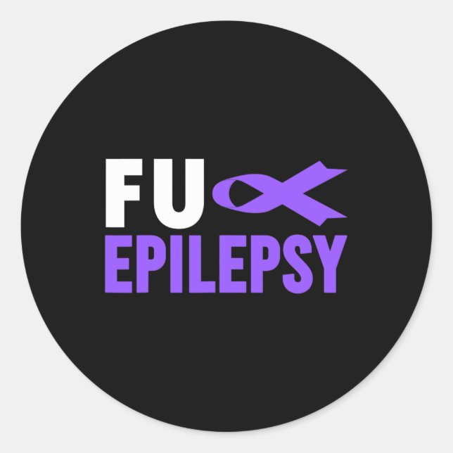 Adesivo Sensibilização para a Epilepsia - Epilepsia da Feb (Frente)