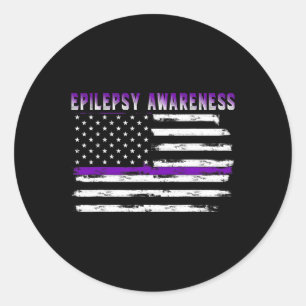 Adesivo Sensibilização Para A Epilepsia Usa Sinalizador Da