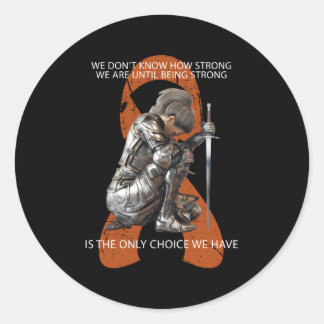 Adesivo Sensibilização para a esclerose múltipla laranja