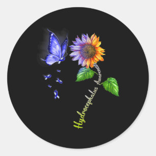 Adesivo Sensibilização para a Hidrocefalia de Girassol