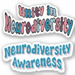 Adesivo Sensibilização para a Neurodiversidade *Consulte D