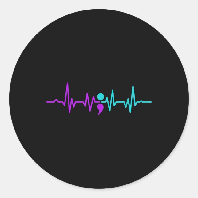 Adesivo Sensibilização para a Prevenção ao Suicídio com Ba (Frente)