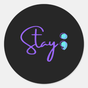 Adesivo Sensibilização para a Prevenção ao Suicídio de Sem