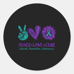 Adesivo Sensibilização para a prevenção do suicídio Amor à