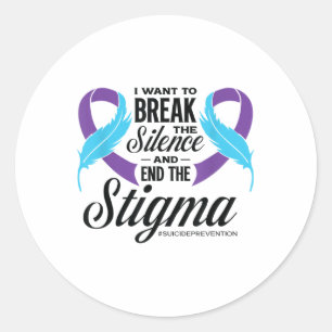 Adesivo Sensibilização para a prevenção do suicídio Mês 98