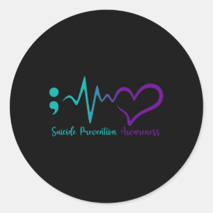 Adesivo Sensibilização para a prevenção do suicídio Mês Co