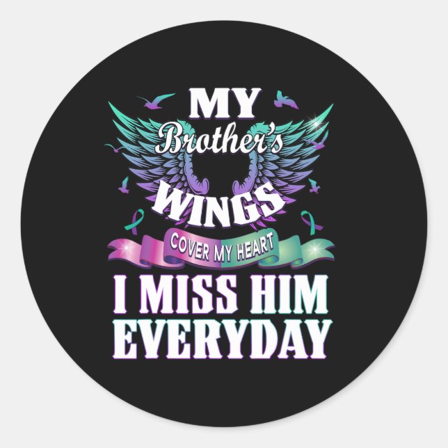 Adesivo Sensibilização para a prevenção do suicídio Sinto  (Frente)