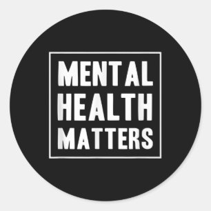 Adesivo Sensibilização Para A Saúde Mental