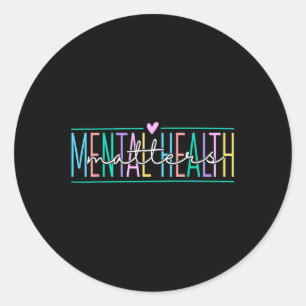 Adesivo Sensibilização Para A Saúde Mental