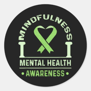Adesivo Sensibilização para a saúde mental Camisa de ansie