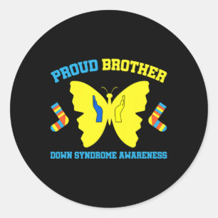 Adesivo Sensibilização para a Síndrome de Brother Down