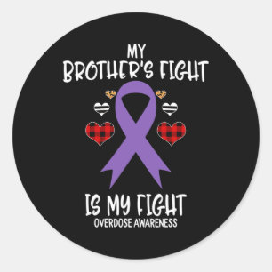 Adesivo Sensibilização para a sobredosagem A luta do meu i