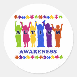 Adesivo Sensibilização para o Autismo 2009 Camisetas e pre