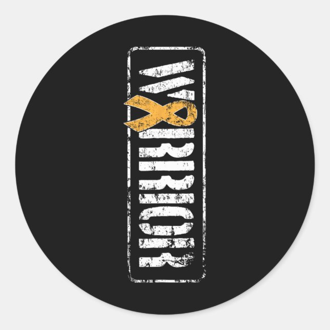 Adesivo Sensibilização para o Cancer da Leucemia - Guerrei (Frente)