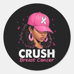 Adesivo Sensibilização para o Cancer da Mama Esmagadora Mu