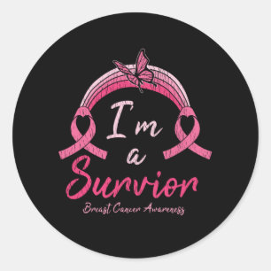 Adesivo Sensibilização para o Cancer Eu sou uma mulher sob