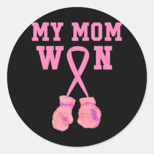 Adesivo Sensibilização para o Cancer Minha mãe ganhou fita
