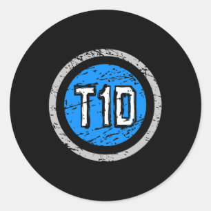 Adesivo Sensibilização para o Emblema do Super Herói do T1