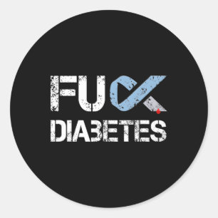 Adesivo Sensibilização para o Guerreiro da Diabetes Fck
