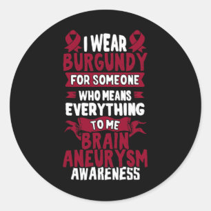 Adesivo Sensibilização para o neurismo cerebral - Faixa da