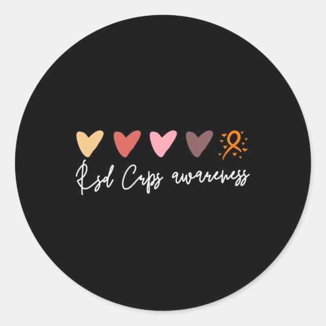 Adesivo Sensibilização Sutil Do Rsd Crps (Frente)