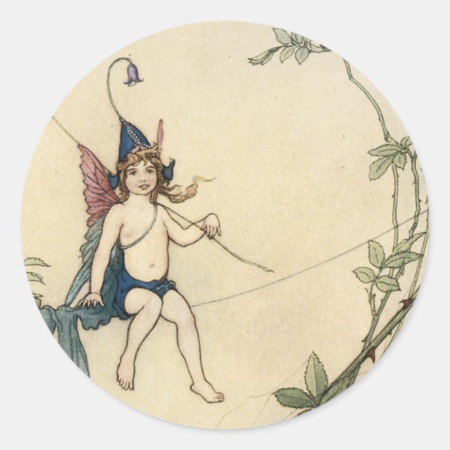 Adesivo Sentado no fio de uma aranha (Frente)