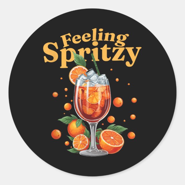 Adesivo Sentindo Spritzy Tail Spritz Summer Drink Party (Frente)