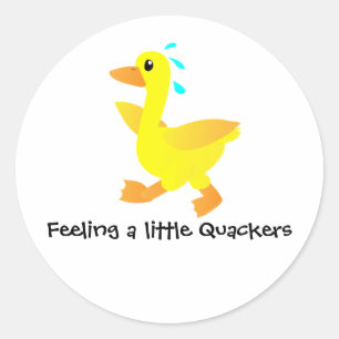 Adesivo Sentindo um pouco de Humor de Pato Quackers