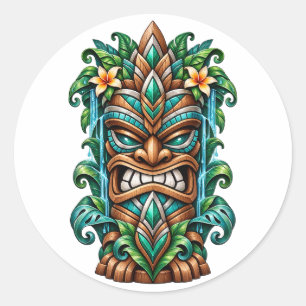Adesivo Sentinela Tiki Lotus Turquesa
