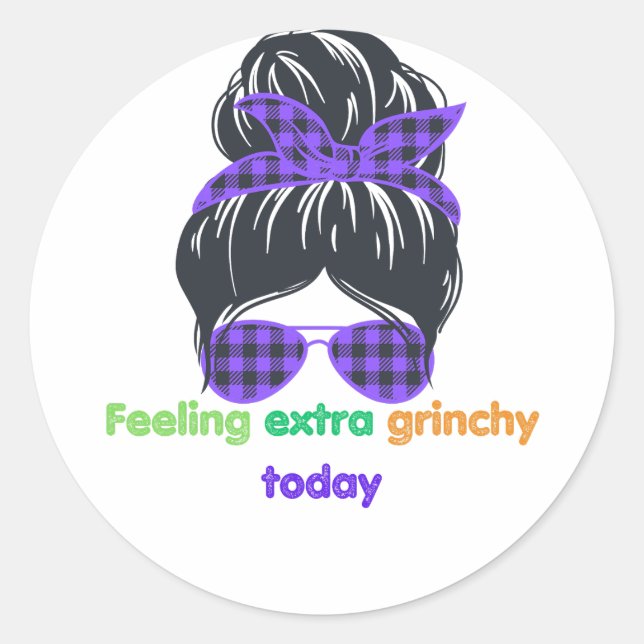 Adesivo Sentir-me muito irritante hoje (Frente)